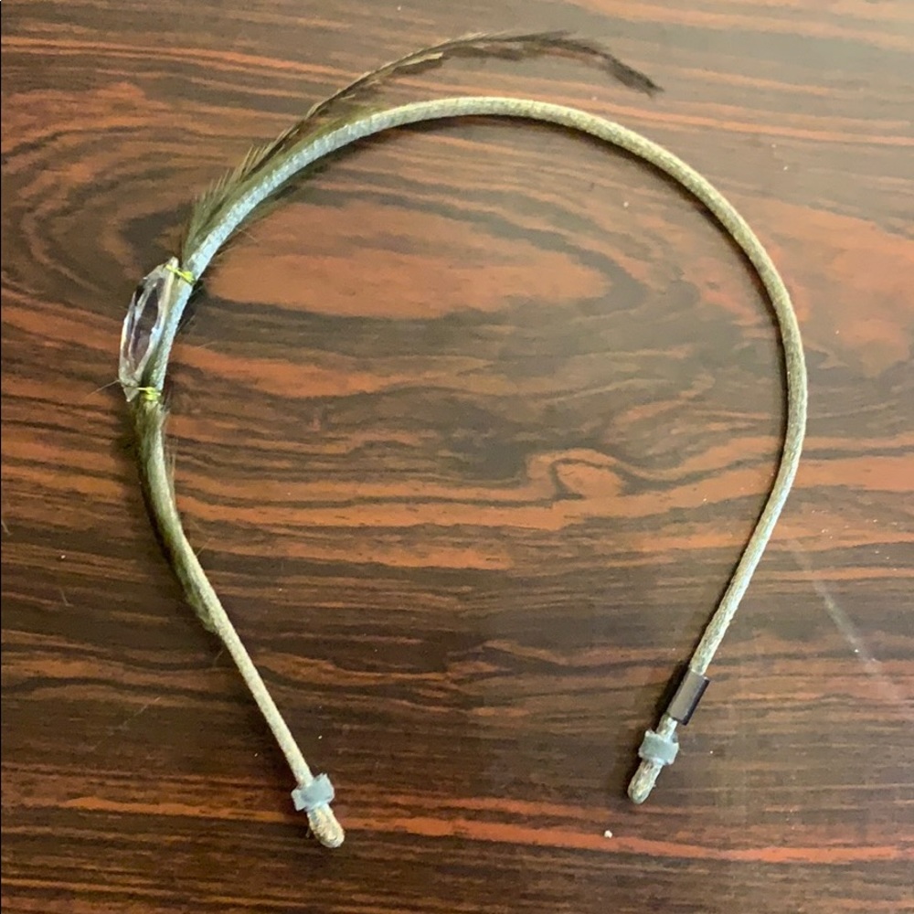 Colette Malouf feather headband